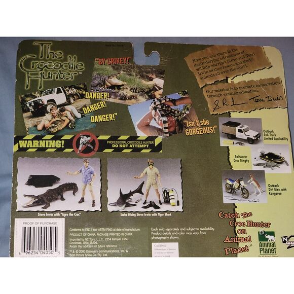 Steve Irwin The CROCODILE HUNTER TALKING Scuba Diving with Tiger Shark Remora - Picture 9 of 9